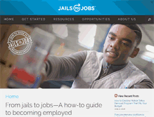 Tablet Screenshot of jailstojobs.org